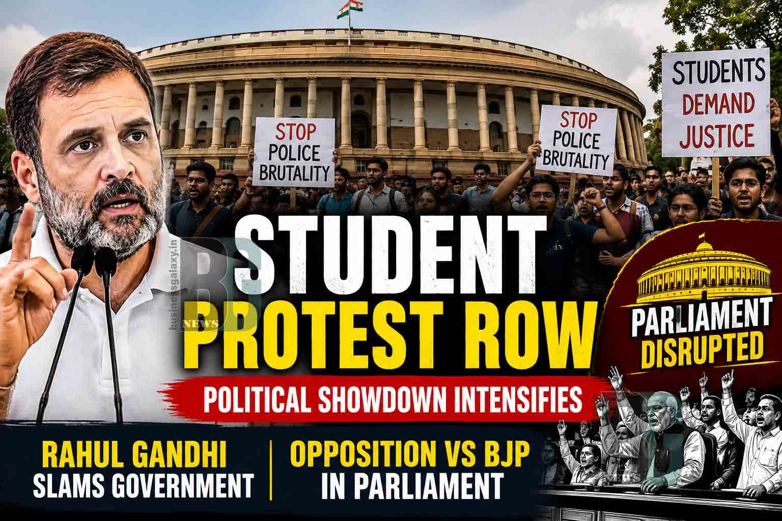Student Protest Row Parliament Showdown