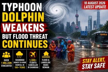 Typhoon Dolphin Flood Threat Continues