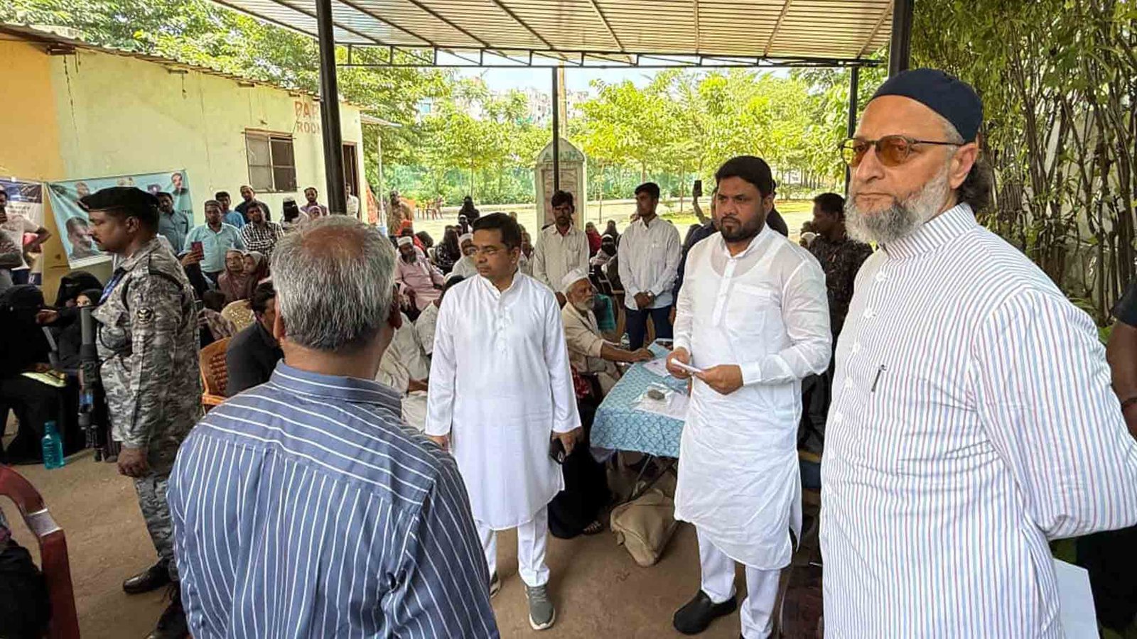 Asaduddin Owaisi Reviews SIR Centres in Karwan