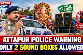Attapur Police Issue Strict Directives to DJ Operators