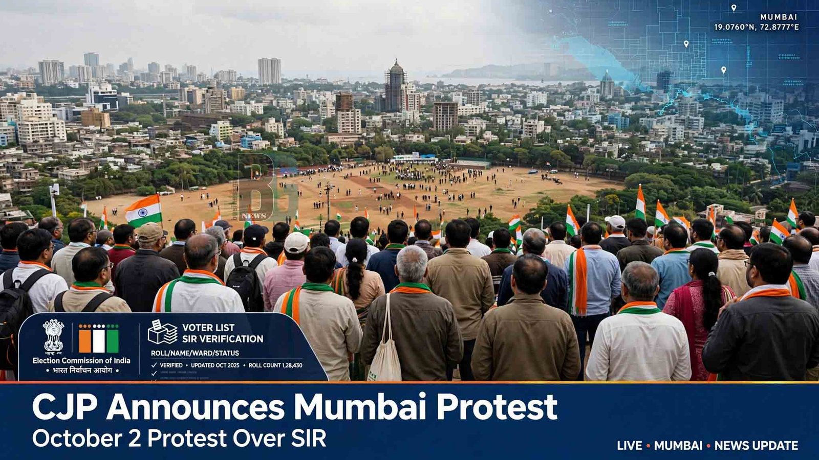 CJP announced October 2 protest in Mumbai