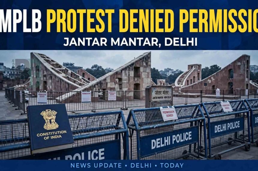Delhi Police Denies Permission for AIMPLB Protest