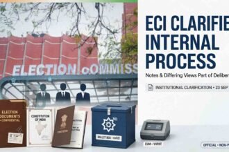 ECI Says Internal Notes and Differing