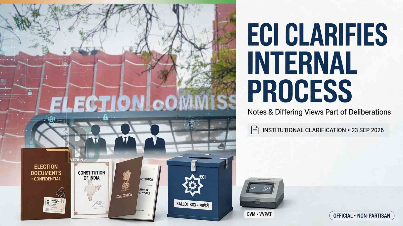 ECI Says Internal Notes and Differing