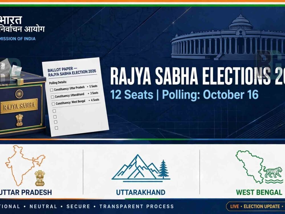ECI announces Rajya Sabha election schedule for 12 seats
