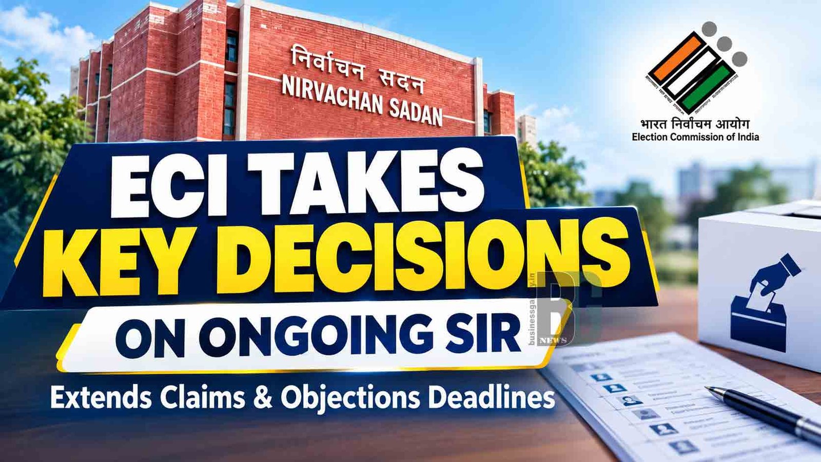 Election Commission Takes Key Decisions on SIR