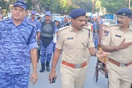 Flag March Conducted in Goshamahal