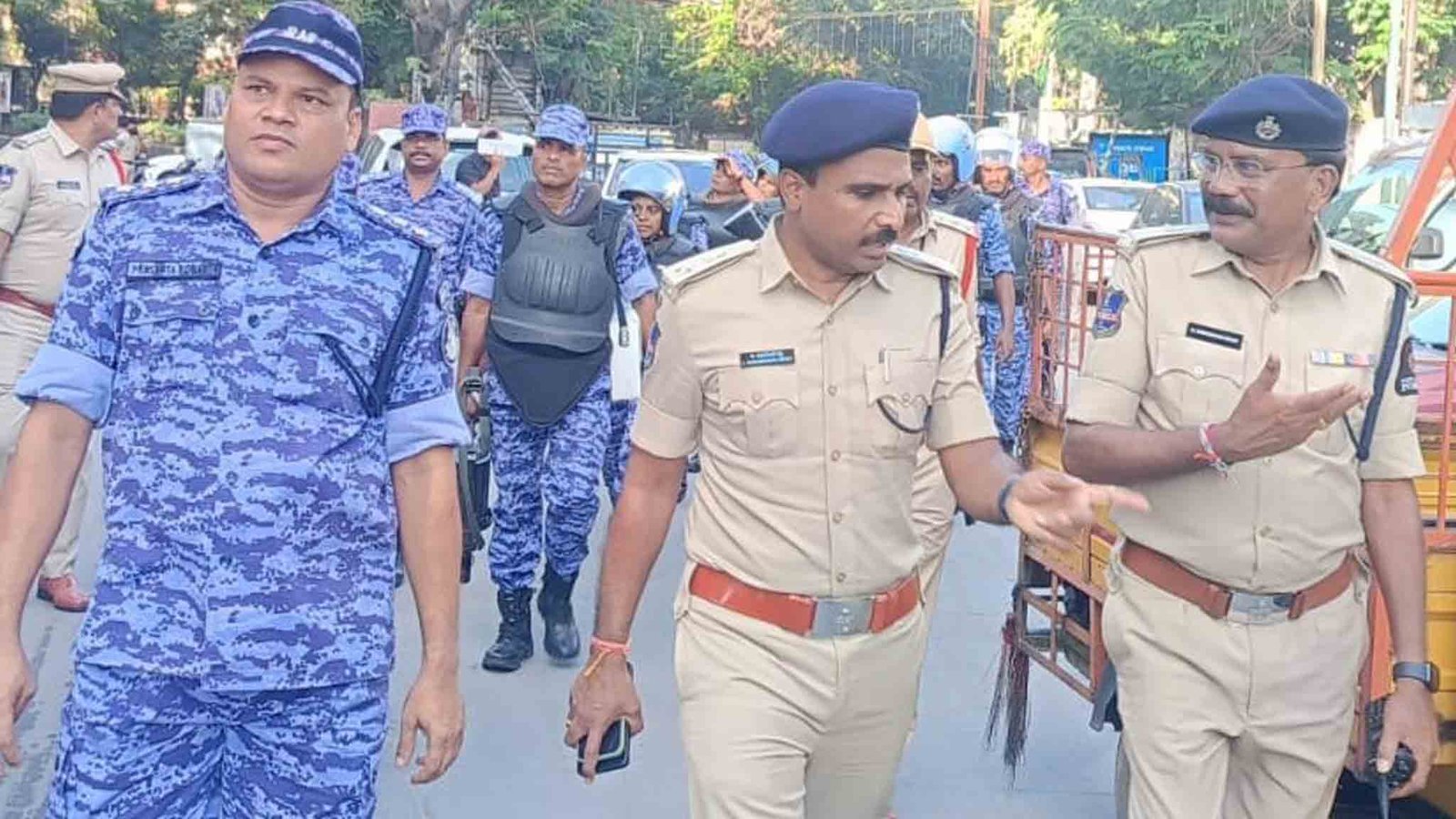 Flag March Conducted in Goshamahal