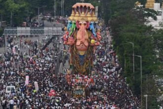 Hyderabad’s 69 Foot Khairatabad Ganesh