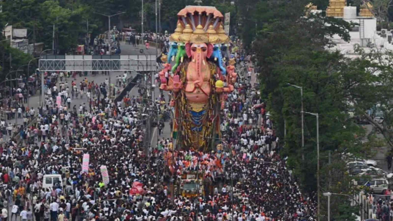 Hyderabad’s 69 Foot Khairatabad Ganesh