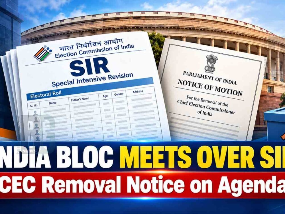 INDIA Bloc Meets Amid SIR Row