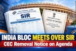 INDIA Bloc Meets Amid SIR Row