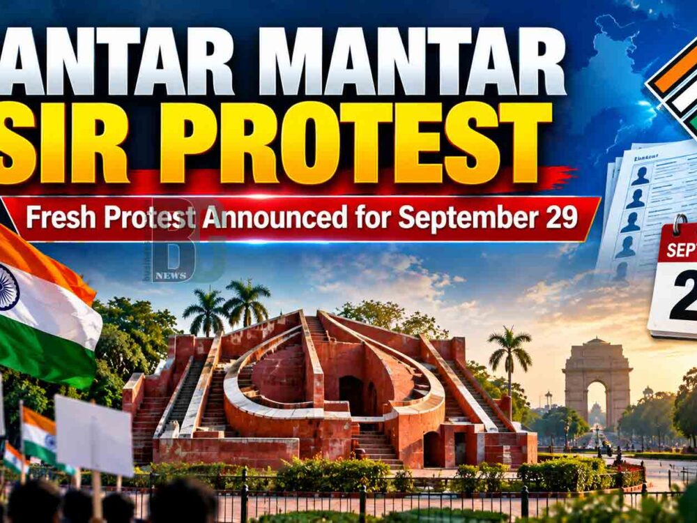 Jantar Mantar Tensions Rise Over SIR