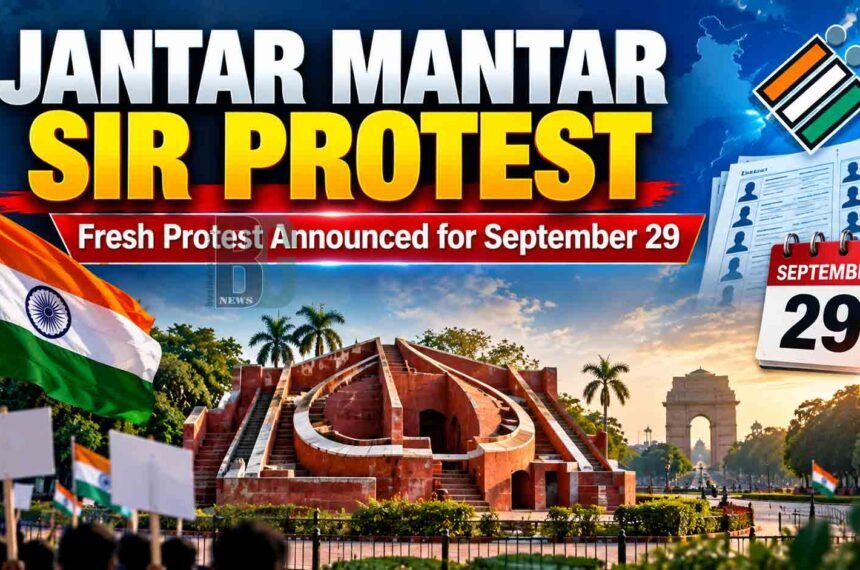 Jantar Mantar Tensions Rise Over SIR
