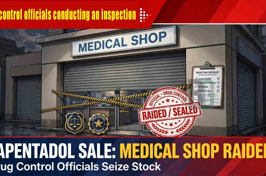 Medical Shop Raided Over Illegal Tapentadol Sale