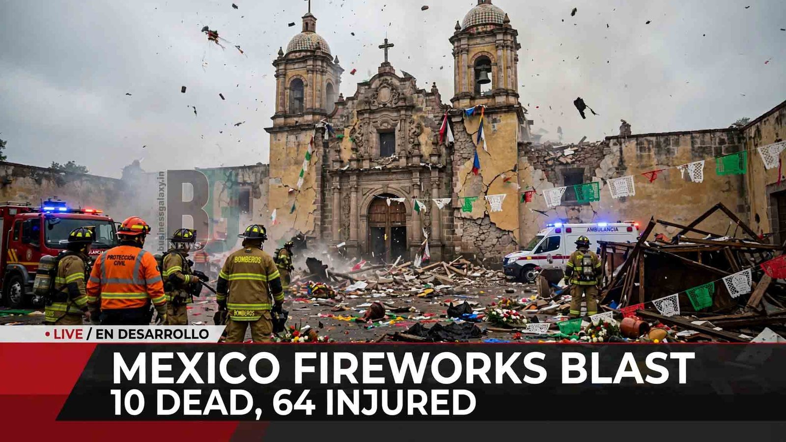 Mexico Fireworks Explosion