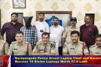 Narayanguda Police Arrest Laptop Thief and Receiver