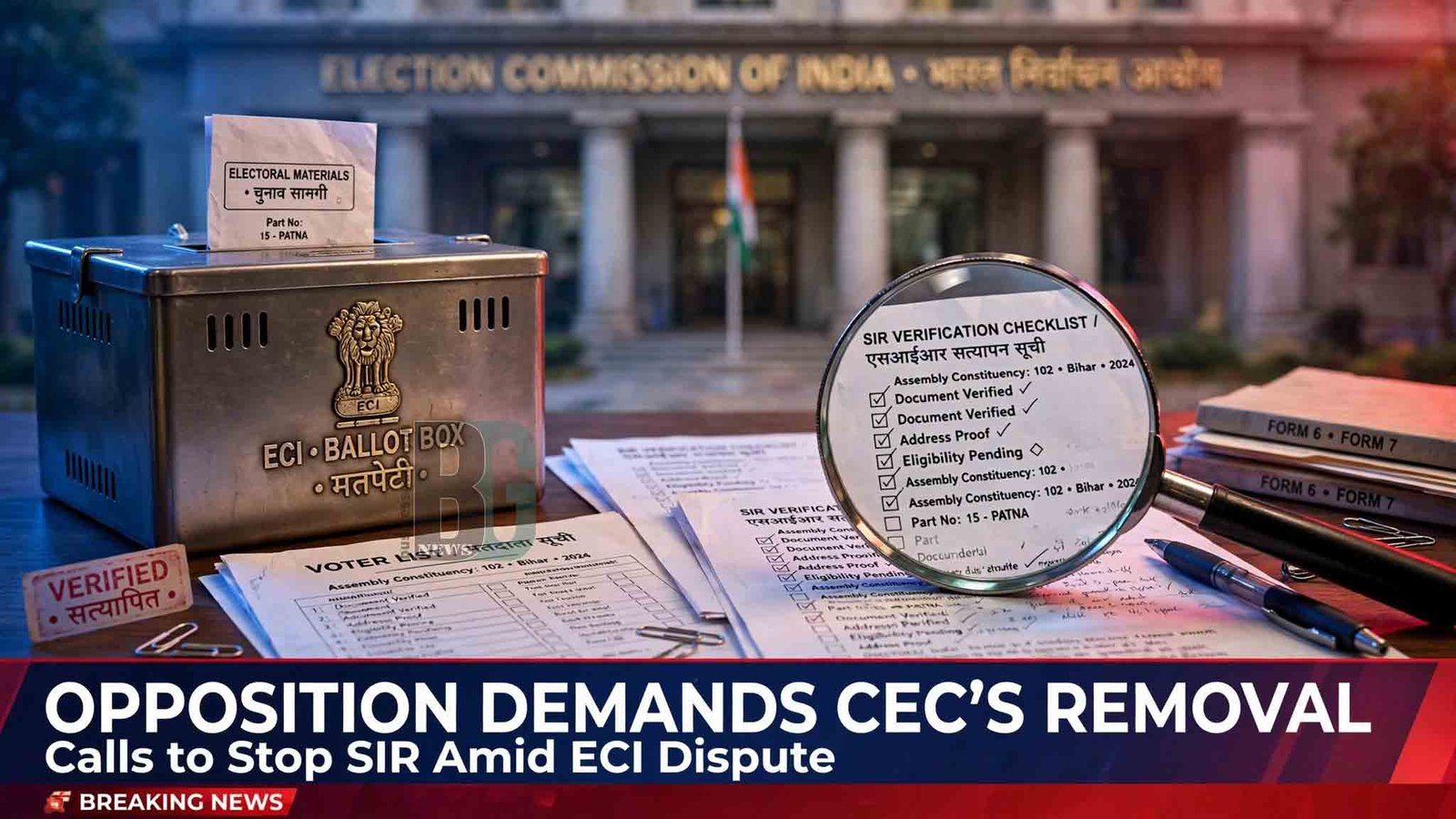 Opposition Demands Gyanesh Kumar Removal