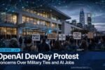 Protesters Gather Outside OpenAI