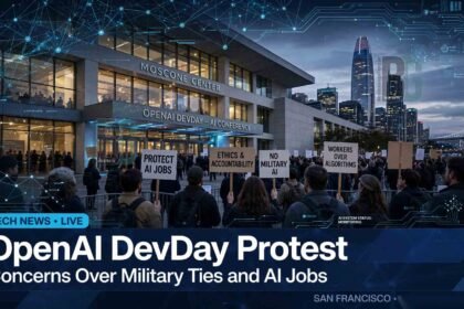 Protesters Gather Outside OpenAI