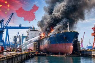 Qingdao Shipyard Fire