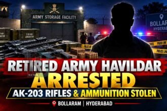Retired Army Havildar Arrested in Bollaram Arms Theft Case