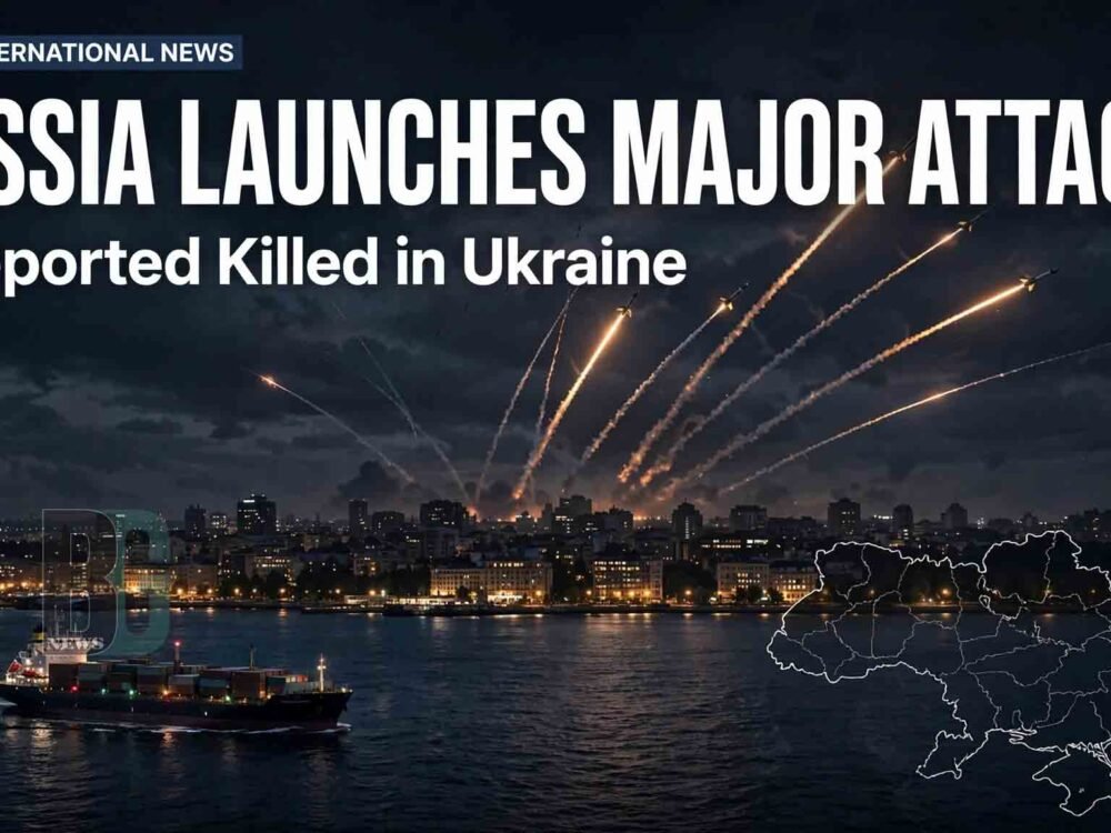 Russia Launches Major Drone and Missile Attack Across Ukraine