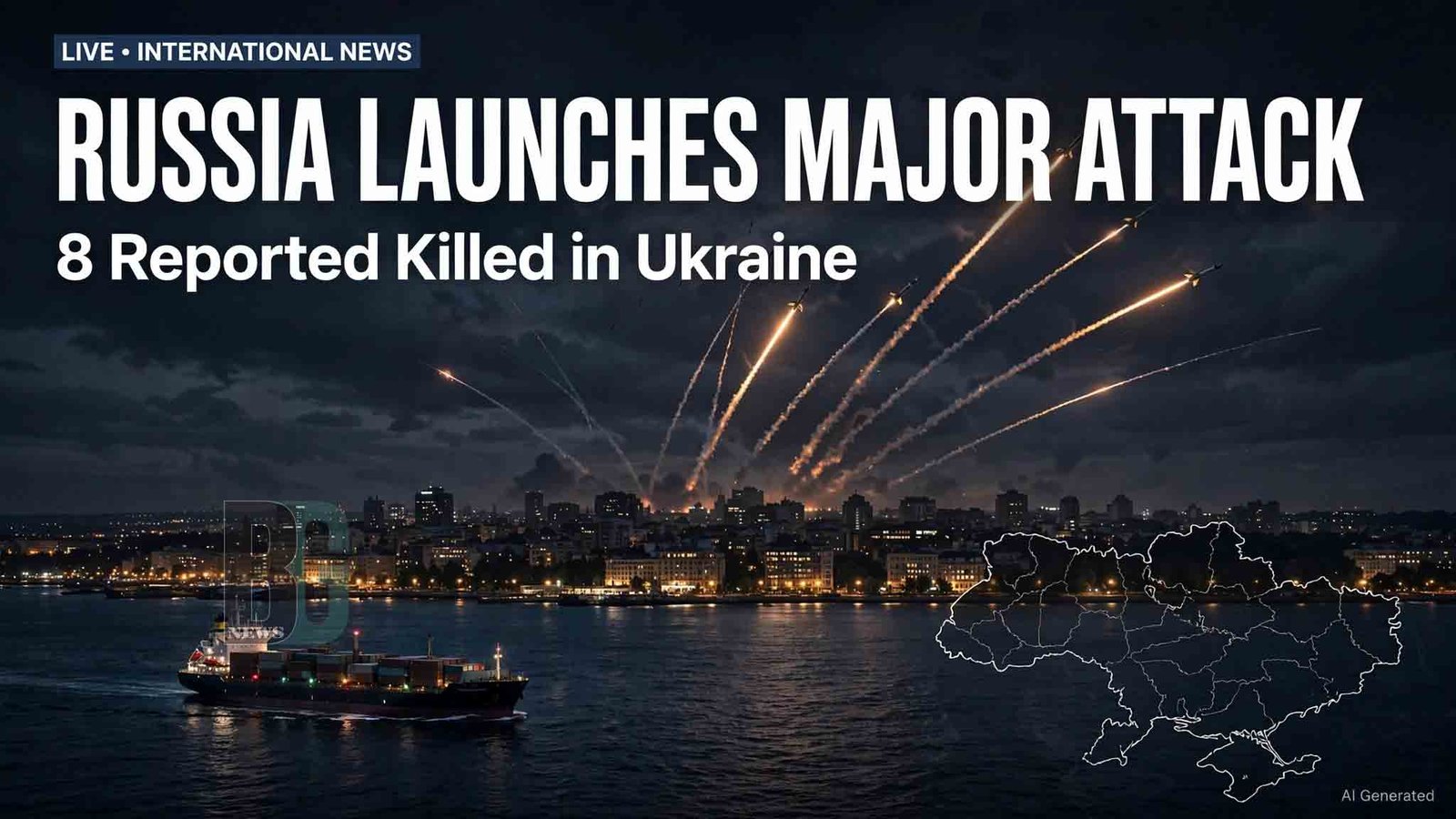 Russia Launches Major Drone and Missile Attack Across Ukraine