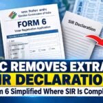 SIR Declaration from Form 6