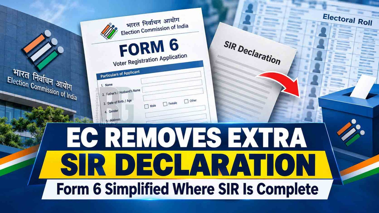 SIR Declaration from Form 6