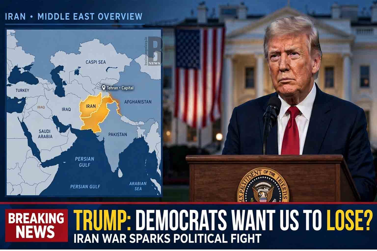 Trump Accuses Democrats of Wanting the US to Lose