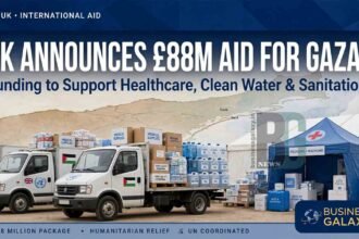 UK Announces £88 Million Aid Package for Gaza