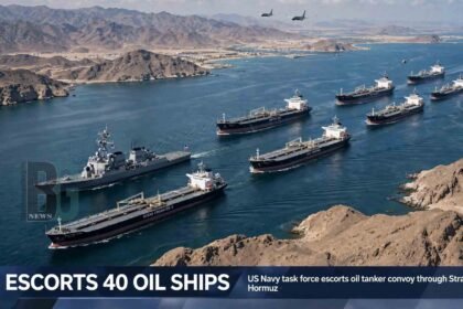 US Escorts 40 Commercial Vessels Carrying