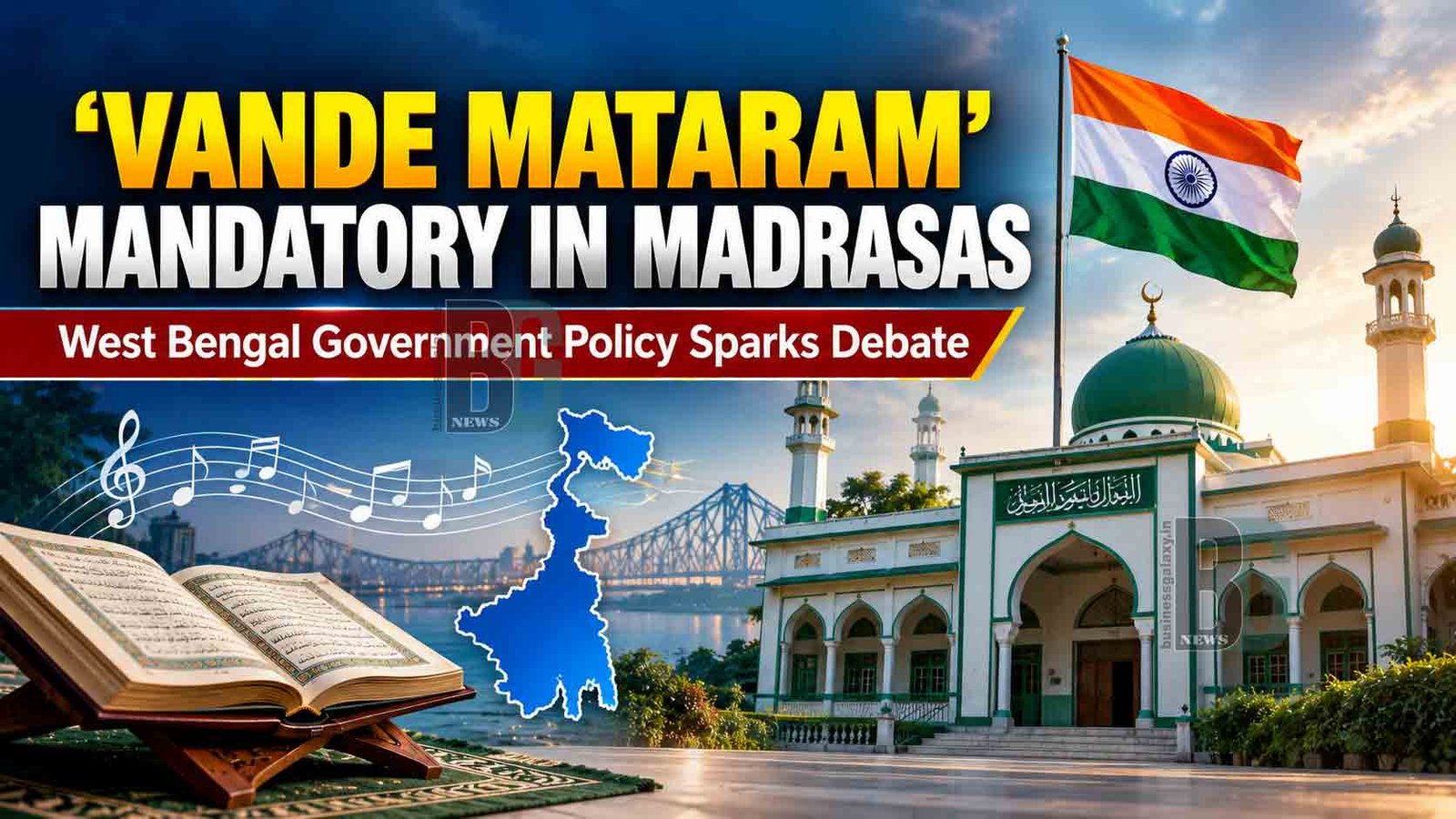 Vande Mataram mandatory in state schools and recognised madrasas