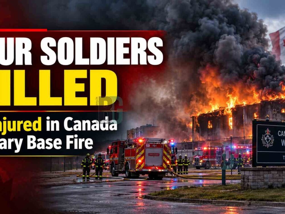 Canada Military Base Fire Kills Four Soldiers