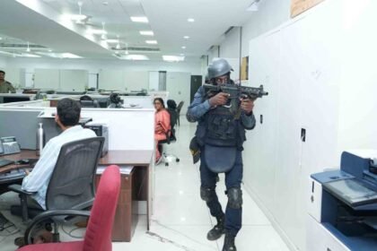 Conducts Security Mock Drill at Telangana Secretariat