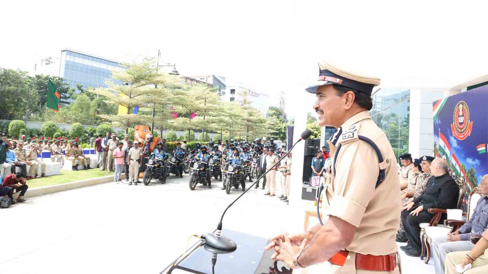 DGP C.V. Anand Flags Off National Bike Rally