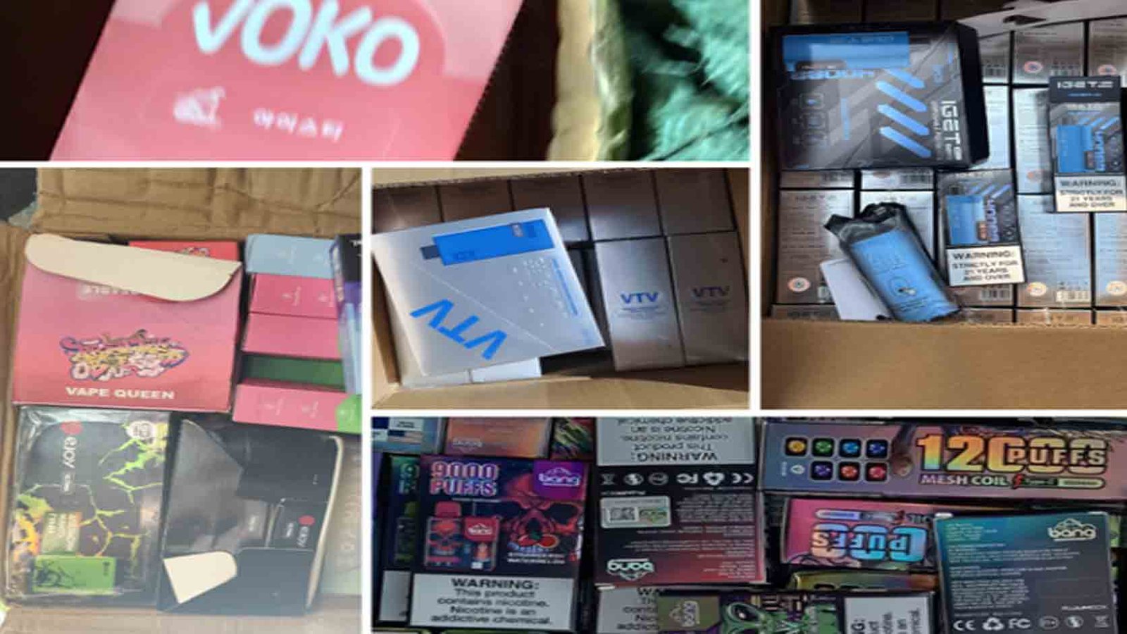 DRI Seizes 55,000 Smuggled E-Cigarettes