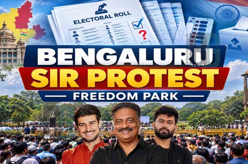 Dhruv Rathee Prakash Raj Join Bengaluru Protest