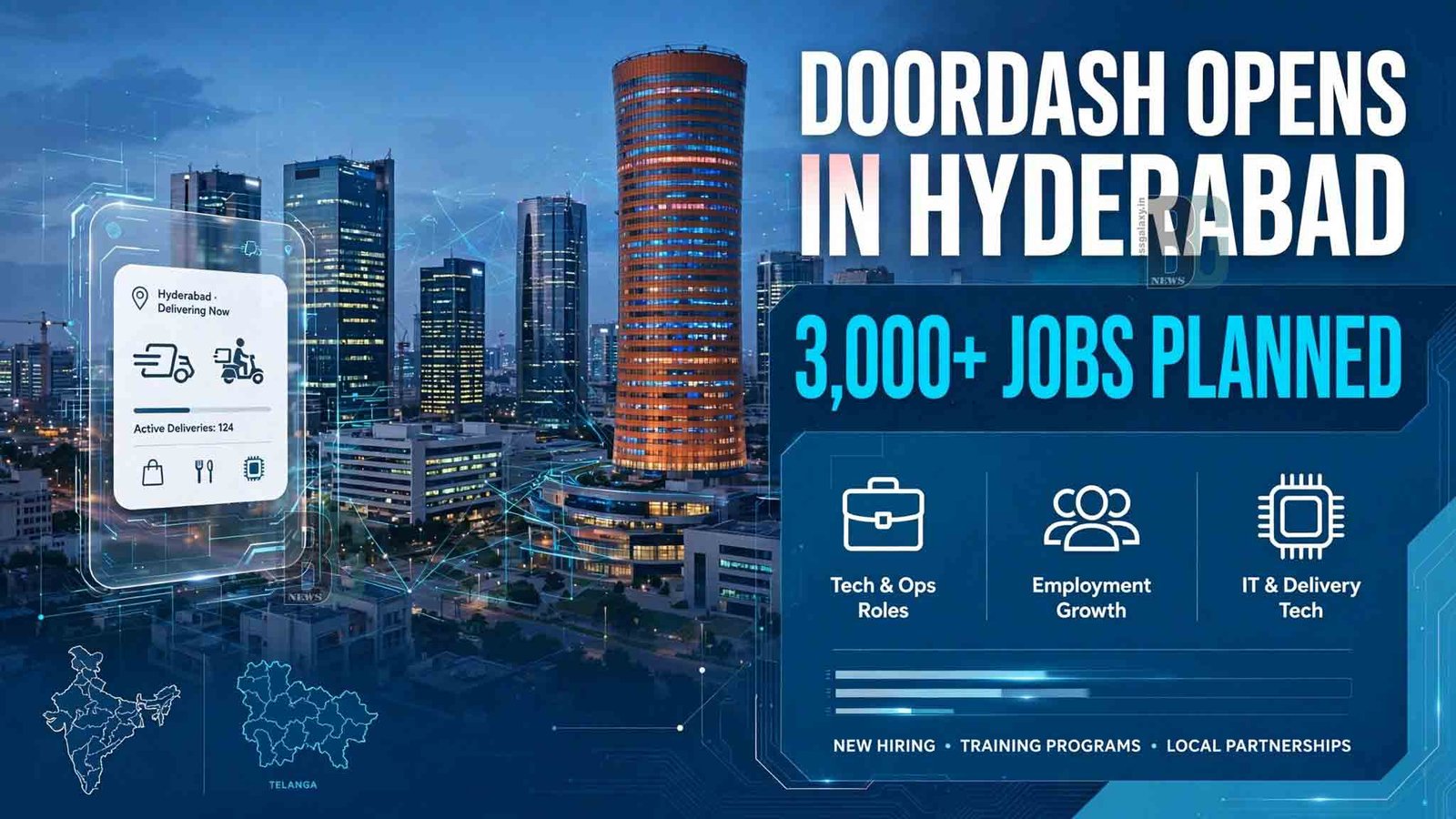 DoorDash Opens First India Office in Hyderabad