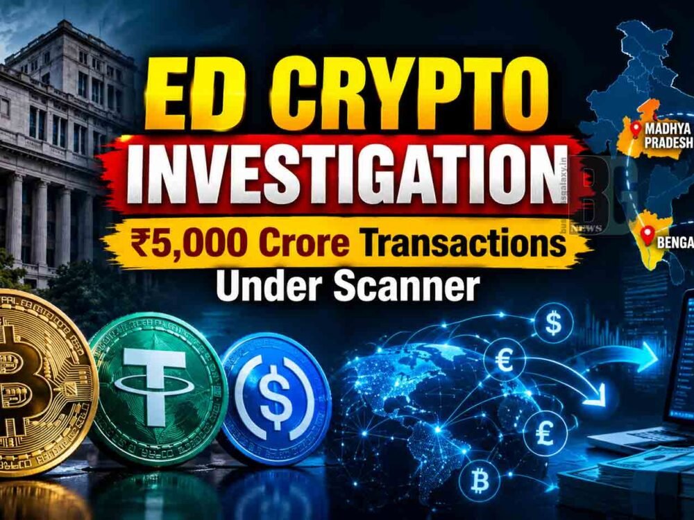 ED Probes Alleged ₹5,000 Crore Crypto Transactions