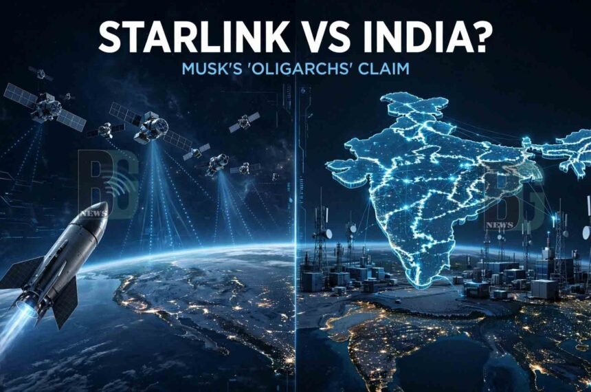 Elon Musk Accuses Certain Oligarchs of Blocking Starlink in India