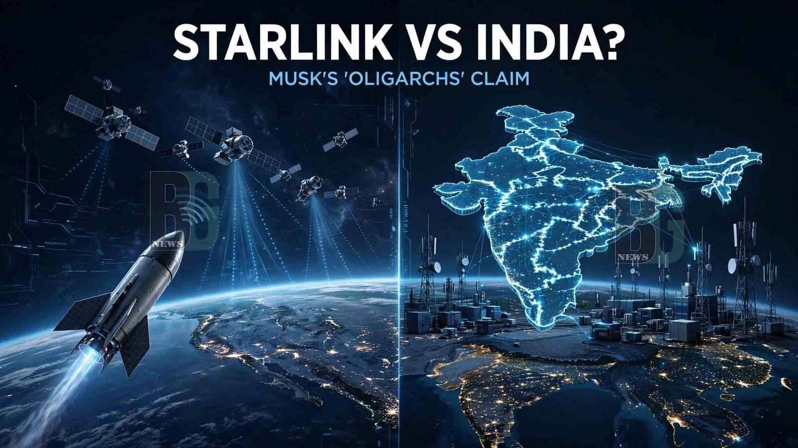 Elon Musk Accuses Certain Oligarchs of Blocking Starlink in India