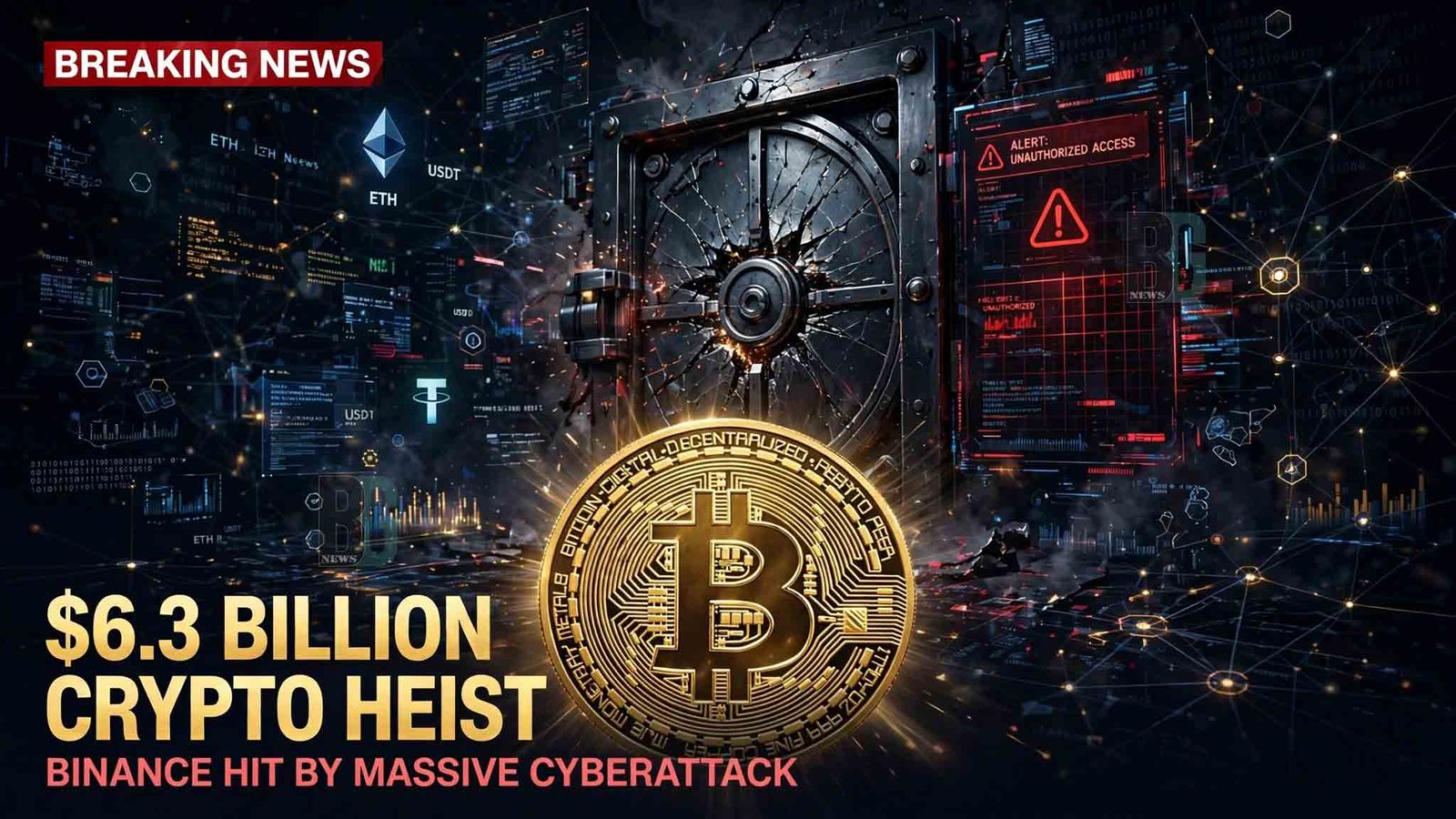 Hackers Steal $6.3 Billion from Binance in Record Cryptocurrency