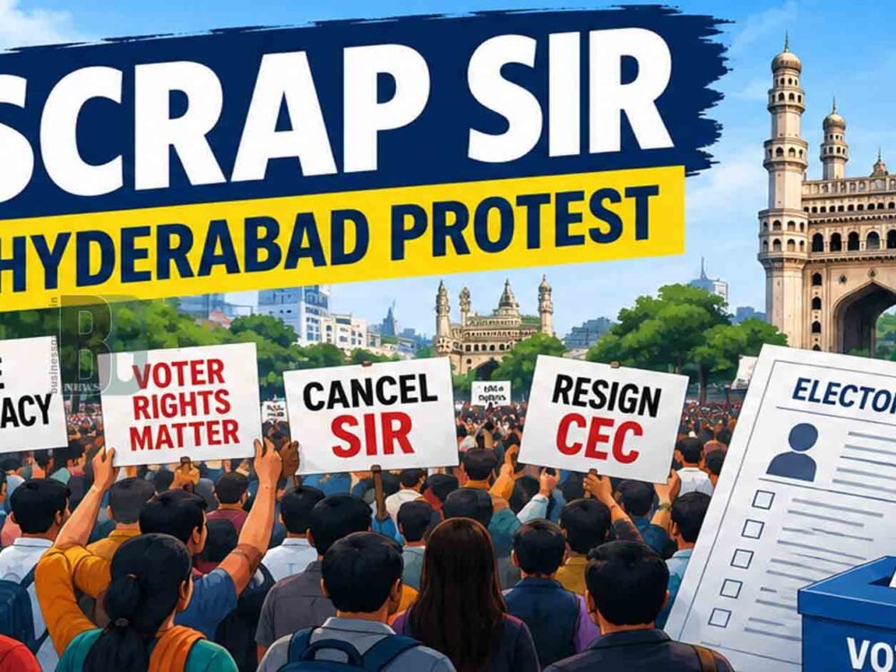 Hyderabad SIR Protest