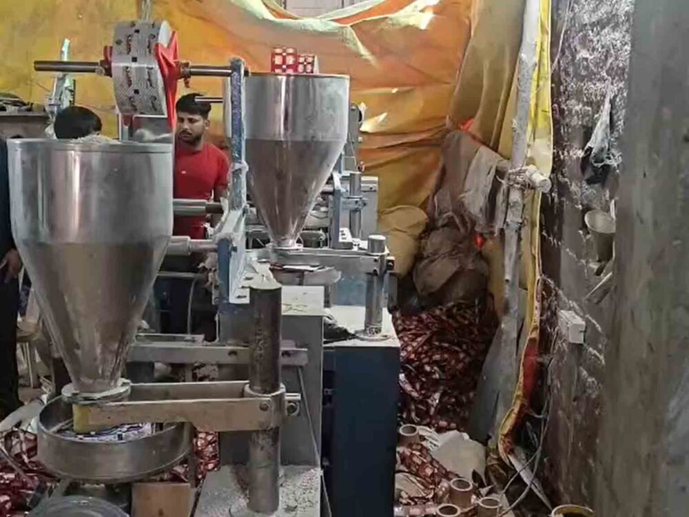 Illegal Gutkha Manufacturing Unit Busted