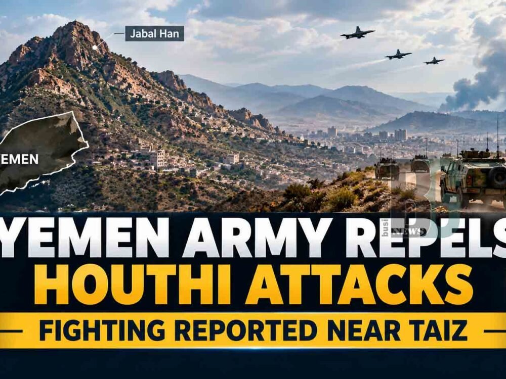 Major Houthi Attacks Near Taiz