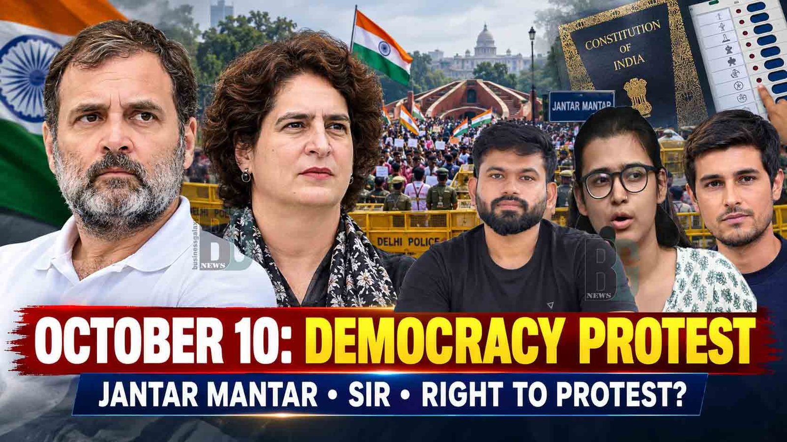 October 10 Jantar Mantar Protest