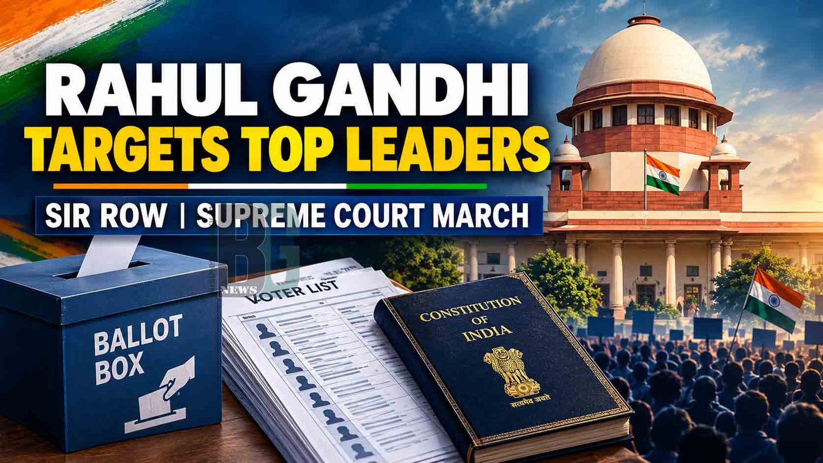 Rahul Gandhi Announces Supreme Court March