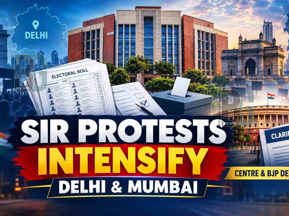 SIR Protests Continue in Delhi and Mumbai